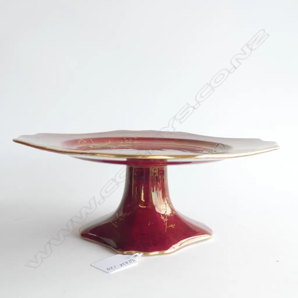 A Crown Devon rouge royale tazza Image 1++